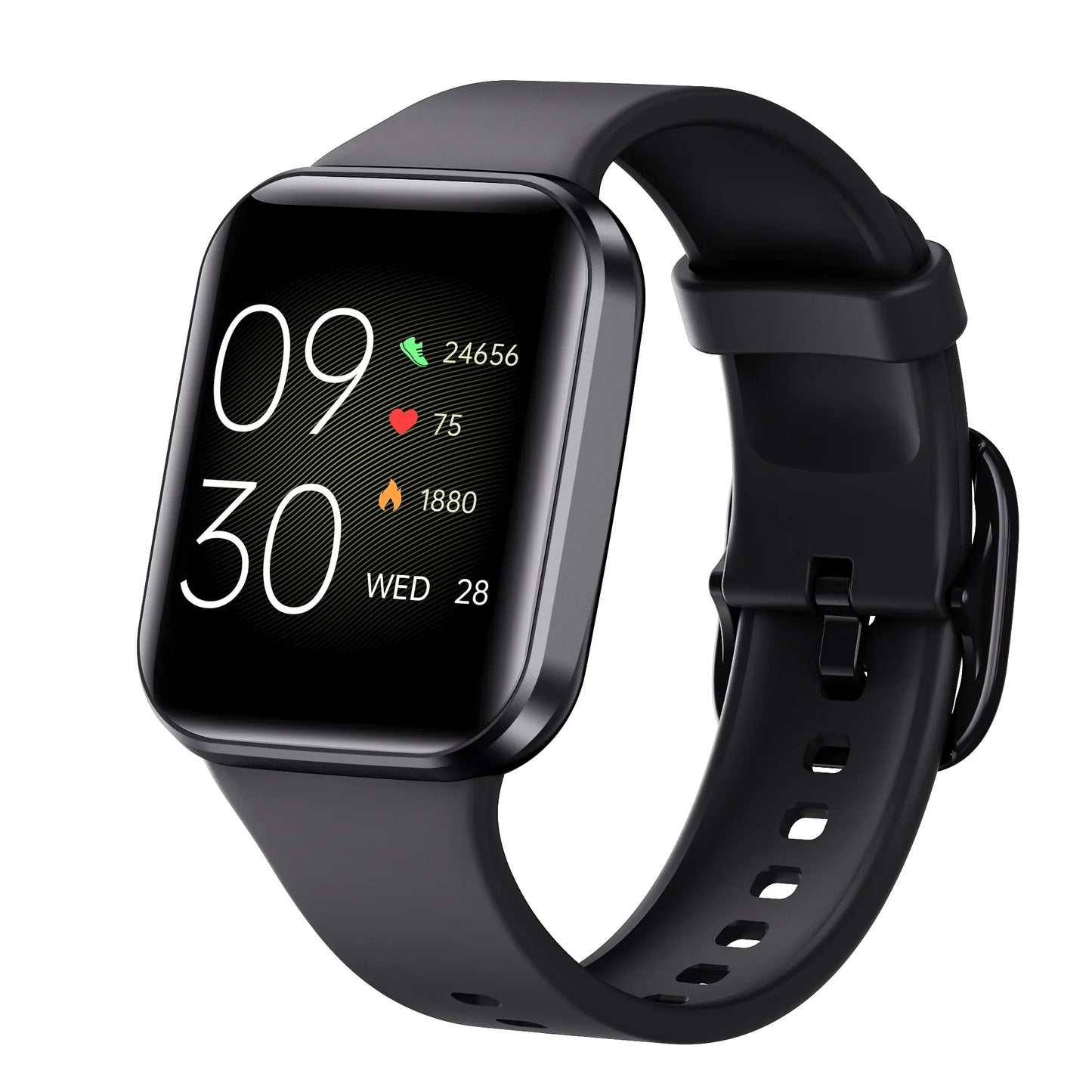 Luxury Smart Watch Fitness Waterproof Sport (Black)