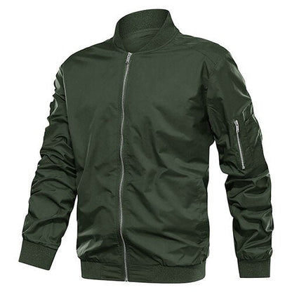 Autumn Men's Lightweight Bomber Jacket Coat Mens Spring Casual  Jackets Students Baseball Style Coats Outerwear Boys